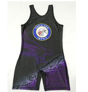 Nueva llegada personalizable Spandex Wrestling Singlet Cool Dry Mens Wrestling Wear Guantes Wraps Venta al por mayor Nueva técnica de sublimación - Product Image 4