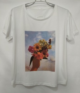 เสื้อยืดผู้หญิงผ้าฝ้าย 100% พิมพ์ลาย น้ำหนักผ้า 180 กรัม แห้งเร็วและกันยับ ออกแบบโลโก้ส่วนตัวได้ - Product Image 5