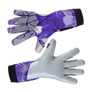 ถุงมือผู้รักษาประตูมืออาชีพพร้อมแผ่นยางนุ่มสำหรับการจับที่ดีขึ้น ถุงมือผู้รักษาประตูขายส่งพร้อมเทคโนโลยีการยึดเกาะประสิทธิภาพสูง - Product Image 3