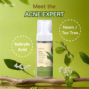Nettoyant Visage Anti-Acné à l'Arbre à Thé – Mousse Nettoyante Profonde Raffermissante – Traitement Anti-Acné – Ingrédients Principaux : Acides Aminés, Glycérine - Product Image 2