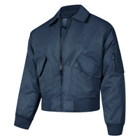 Nouvelle conception, veste bomber décontractée de haute qualité, coupe-vent, respirante, broderie en chenille, personnalisation de l'écusson de pilote, ODM