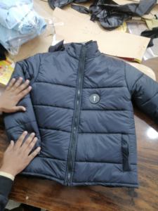 Chaqueta Bomber Casual de Invierno para Hombre, 100% Algodón de Alta Calidad, Logotipo Personalizado Bordado, Abrigo Grueso y Cálido - Product Image 2