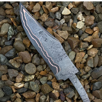 Hand geschmiedete benutzer definierte handgemachte Damaskus Stahl Chef Küchenmesser Set Full Tang Blank Blade