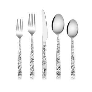 Ensemble de couverts en acier inoxydable de qualité supérieure avec un design de manche unique et simple, aspect royal, ensemble de couverts de luxe - Product Image 1