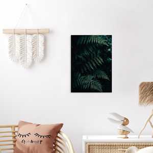 Impression moderne Din A4 motif forêt et fougères - Product Image 2