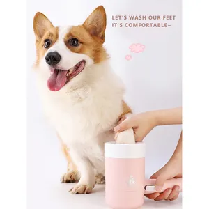 TTT New Style Großhandel Tier pflege Pflege produkt Fuß wasch becher für Kleintiere Hunde und Katzen