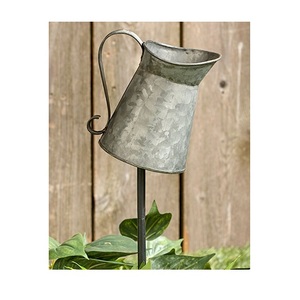 Home and Garden Decoration Usage Wall Hanging Wholesale Garden Custom <b>Large</b> Garden Galvanized Metal <b>Planters</b> and Pots - Product Image 1