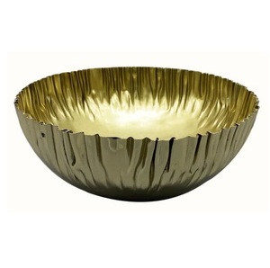 Bol en métal tendance qualité faite à la main pour la décoration de la maison et des fêtes Bol de service Service de cuisine à domicile Bol à fruits - Product Image 6