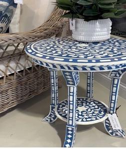 Table en os incrusté, prix d'usine, vente chaude, haute qualité, os de chameau incrusté, forme ronde, mobilier de salon, moderne, café - Product Image 5