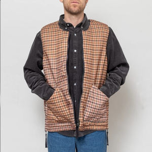 Wholesale High Quality Custom <b>Utility</b> Work Sleeveless Jacket <b>Vest</b> Winter Reversible Fleece <b>Vest</b> for <b>Men</b> - Product Image 3