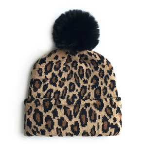 Gorros de nueva moda para niños adultos, gorro cálido de invierno de punto colorido personalizado para mujeres, gorro jacquard en muchos colores y diseños - Product Image 4