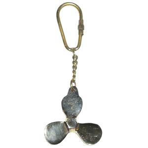 Anchor Design Luxury Brass Keychain Vintage Item Outdoor Survival Waterproof 2025 New Design High Quality Indian Handicraft Item - Product Image 3