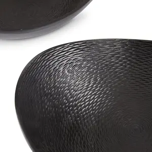 Tazón de Aluminio Ecológico de Diseño para una Vida Moderna y Lujosa, Tazón Decorativo Hecho a Mano para Fiestas, Interiores de Primera Calidad, Seguro y Plateado - Product Image 2