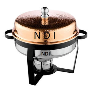 Chafing Dish Customized Shape Decorative Metal <b>Server</b> Dish High Class Quality Food Equipment Serving Food Container Warmer - Product Image 2