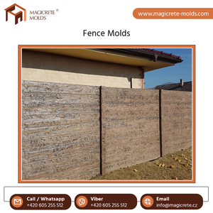 Exporting Wholesale Supply Classic Design Single Sided Concrete <b>Fence</b> Panel Mold for Wall Decoration at Discounted Price - Product Image 5