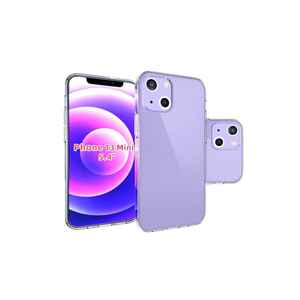 Coque en silicone transparente Premium NXXA pour Apple pour iPhone 13 Mini, protection antichoc, électroplaquée, souple en TPU, compatible iPhone 14 - Product Image 1