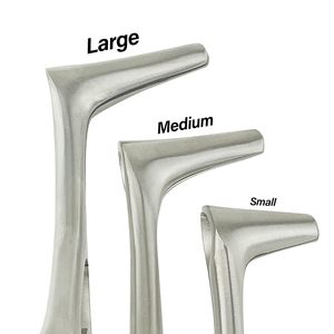 Espéculo nasal de acero inoxidable de primera calidad Tamaños pequeños a grandes para adultos y niños Base de instrumentos quirúrgicos - Product Image 2