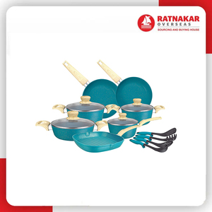 ชุดเครื่องครัวแบบไม่ติดกระทะหรูหราดีไซน์เนอร์เคลือบผิวแบบไม่ติดกระทะ - Product Image 5