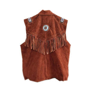 New Arrival <b>Men</b> Fashion Genuine leather Slim Fit Pure Cowhide Real Leather <b>Waistcoat</b> Vest Warm Top Design - Product Image 2