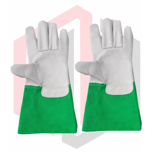 Guantes de soldadura de cuero resistentes para soldadores profesionales - Product Image 1