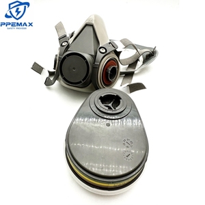 Một nửa mặt nạ mặt nạ An toàn bụi mặt nạ cho sơn bụi formaldehyde có thể điều chỉnh phù hợp với hóa chất Cartridge mặt nạ - Product Image 4