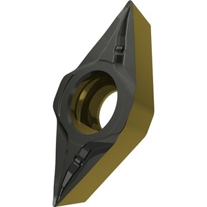 Inserto de Torneado Indexable con Recubrimiento CVD ISO DCMT 070202E-URT9415 D. 2.8mm MT, Paquete de 10 para Corte de Metal - Product Image 1