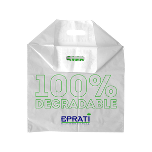 Bolsa de Plástico Reforzada y Recortada a Troquel, Ecológica, de MDPE, Desechable, al por Mayor, para Productos Textiles - Product Image 1