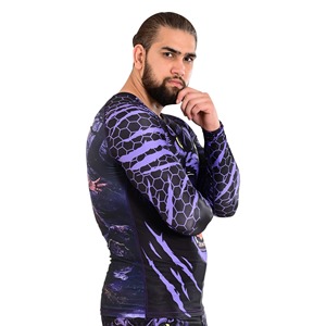 Custom <b>Rashguard</b> Mens Half Sleeve Compression Shirt <b>BJJ</b> No Gi Grappling Quick Dry Gymwear OEM Stretch Fit Pakistan logo mma <b>bjj</b> - Product Image 4