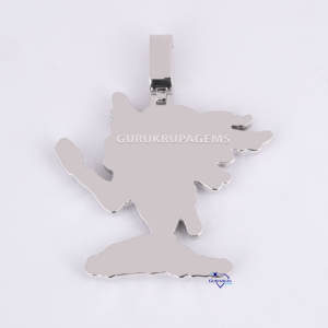 Exclusive Custom Pendant Lab Grown Iced Out VVS Diamond 14KT Solid <b>White</b> <b>Gold</b> Hip Hop Bling <b>Necklace</b> <b>for</b> <b>Men</b> - Product Image 6