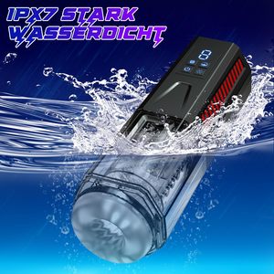 3D thực tế âm đạo stroker Hands-free thủ dâm sốc kép rung đẩy xoay điện masturbator máy cho nam giới - Product Image 6