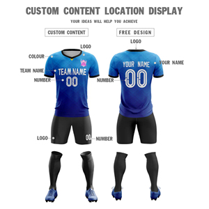 Uniforme de football personnalisé unisexe, sublimé sur mesure pour adultes et jeunes avec logo et numéros, vêtements de sport pour uniforme de football pour jeunes - Product Image 5