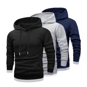 Sudaderas CON CAPUCHA DE Color sólido para hombre y mujer, sudadera cálida para hombre, ropa de calle de moda, jerséis transpirables holgados informales para hombre - Product Image 1