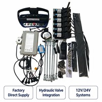 Télécommande radio industrielle sans fil pour grue, 6 joysticks, 12V 24V, portée 500M, pour kit de vanne hydraulique de grue de camion