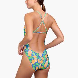 Traje de Baño de Mujer en Oferta, Venta al por Mayor, Estampado Floral, Sin Mangas, Traje de Baño de Una Pieza de Alta Calidad - Product Image 3