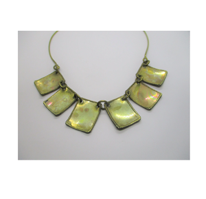 100% <b>Pure</b> Brass Necklace Fashionable Women's Wear Jewelry Latest Choker Necklace High Quality for Sale - Product Image 1