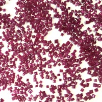 Pierres précieuses en rubis de Birmanie naturelles carrées, non montées, pour la fabrication de bijoux, pierres rouges traitées thermiquement, couleur originale IGI, différentes tailles