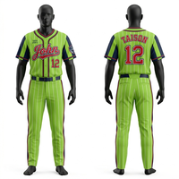 Uniforme de baseball pour homme en mélange de polyester GSM de haute qualité, bleu sarcelle, avec panneaux contrastants et tissu respirant, logo personnalisé