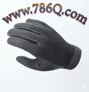 Guantes de neopreno forrados para trabajo, pantalla táctil de cuero sintético para montar en bicicleta, guantes de protección para los dedos - Product Image 1