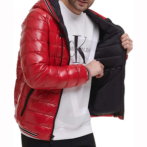 วัสดุที่ดีที่สุด การตัดเย็บที่สมบูรณ์แบบ โลโก้ส่วนตัว ดีไซน์ยอดนิยม สีตามสั่ง คุณภาพระดับพรีเมียม สำหรับเสื้อแจ็คเก็ตพัฟเฟอร์ผู้ชาย - Product Image 3