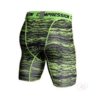 กางเกงขาสั้นรัดรูปแห้งเร็ว ผลิตจากผ้าระบายอากาศเป็นมิตรต่อสิ่งแวดล้อม ทรงกระชับสำหรับนักกีฬาชาย ออกกำลังกายแบบคาร์ดิโอ และปั่นจักรยาน - Product Image 2