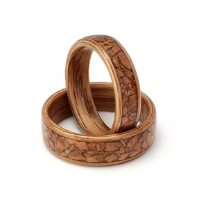 Bracelets en bois personnalisables de haute qualité, résistants à l'eau, faits à la main, en bois naturel, accessoires de mode mignons pour femmes - Product Image 2