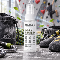 Équipement de sport personnalisé, éliminateur d'odeurs, spray désodorisant pour casques, bottes, gants, protections et sacs de sport, protection fraîche et propre