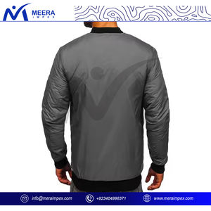 Blouson aviateur à la mode pour hommes Fermeture éclair légère Vêtements d'extérieur élégants pour hommes Veste streetwear classique et décontractée Manteau confortable à la mode - Product Image 4