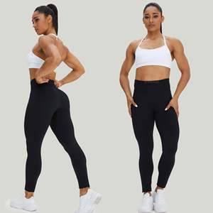 Wholesale Best Quality Design Waistband Elastane Fitness <b>Leggings</b> <b>Women</b> Sportswear Gym Jogging Yoga Pants - Product Image 5