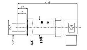PPM-T126A sensore di pressioni a basso costo trasduttori di pressione industriale trasduttore di pressione fluido fuso RS485 - Product Image 2