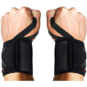 Gym Haltérophilie Protéger les mains Cross Training Musculation Fitness Haltérophilie Poignet Brace Wraps - Product Image 1