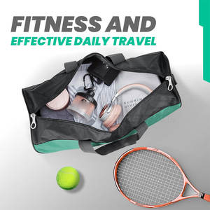 กระเป๋าเดินทางแบบดัฟเฟิลทำจากโพลีเอสเตอร์กันน้ำ คุณภาพสูง รับสกรีนโลโก้ตามแบบ สำหรับผู้ใหญ่ - Product Image 4