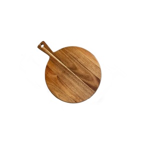 Planche à découper réversible en bois avec poignée pour une utilisation en cuisine Blocs à découper en bois durables - Product Image 3