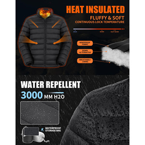 แจ็กเก็ตบุนวมสำหรับผู้ชายเสื้อนอกลำลองใส่ได้ทุกวันพิมพ์โลโก้ได้ตามต้องการ - Product Image 3