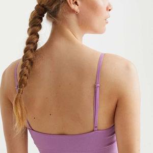 Sujetador Deportivo Ligero para Mujer, Alta Sujeción, Transpirable, Secado Rápido, Spandex/Nylon, Logotipo Personalizado en la Parte Delantera, Servicio OEM - Product Image 5